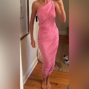 Norma Kamali Diana dress in Candy Pink